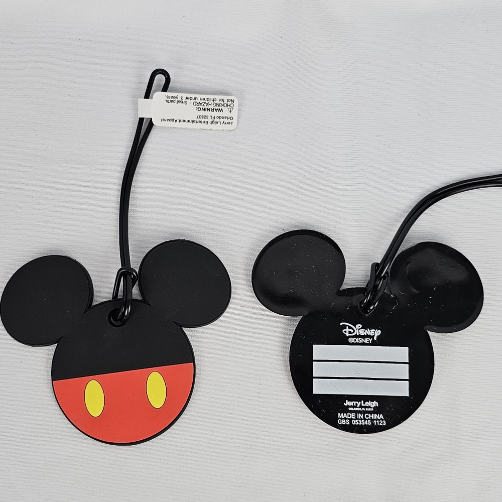 Mickey Mouse Disney Luggage Tags NEW
